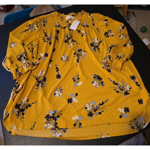 Mello Day Tops - Women's Melloday Size 2X Blouse NWT